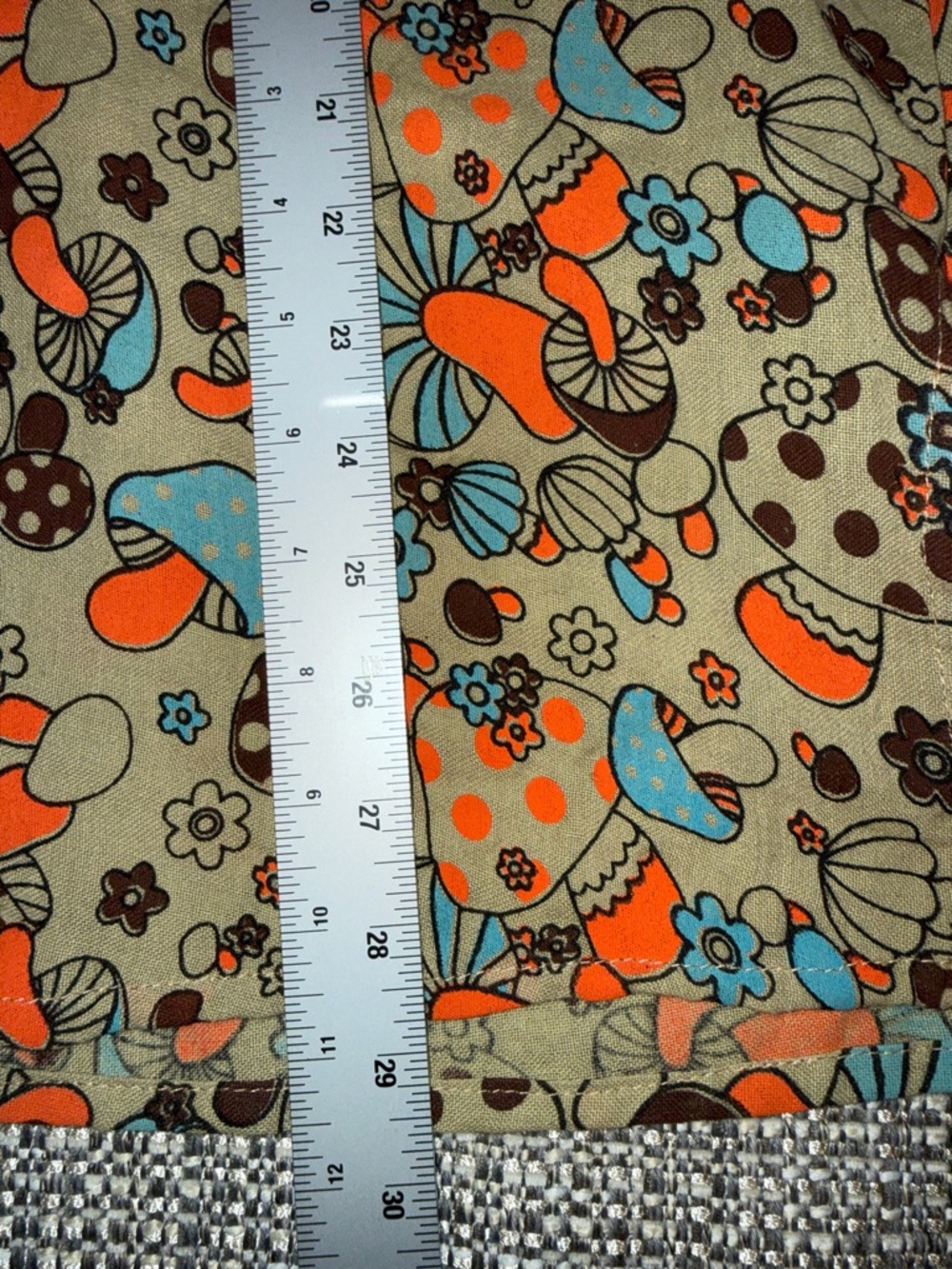 Kathmandu Imports Mushroom Handmade Short-Sleeve Tunic Shirt Hippie Lagenlook - Picture 11 of 13